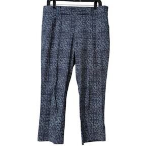 Anthropologie Cartonnier Charlie Straight Trouser Pants Size 10 Navy‎ Office